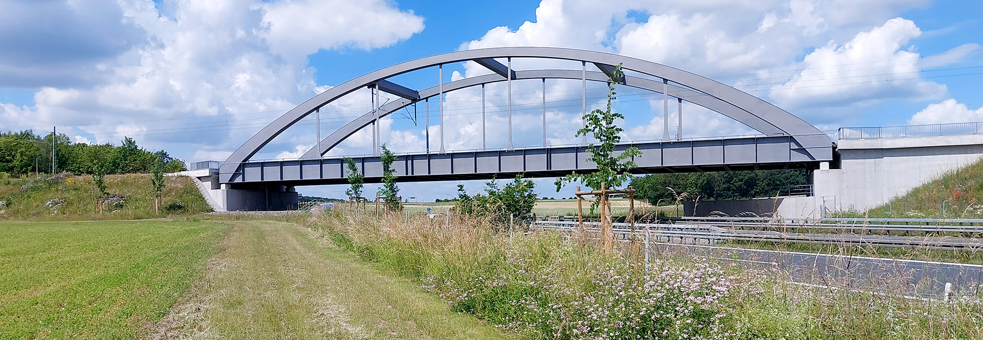 Erneuerung der Bahnbrücke A70 Bergrheinfeld