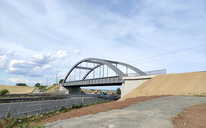 Erneuerung der Bahnbrücke A70 Bergrheinfeld
